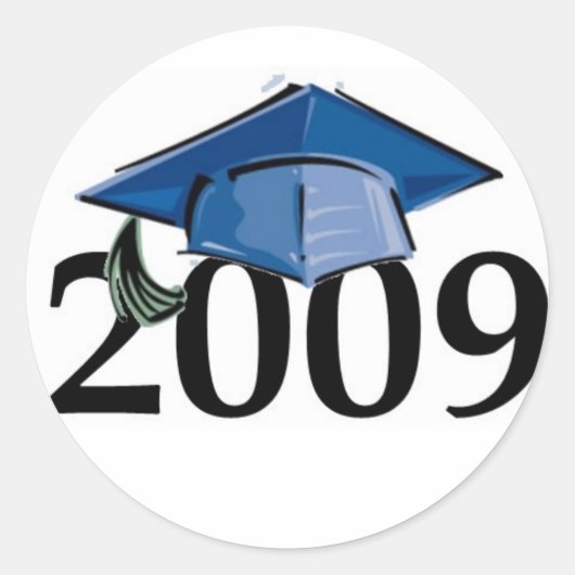 2009 Afstuderen sticker Seal (Voorkant)