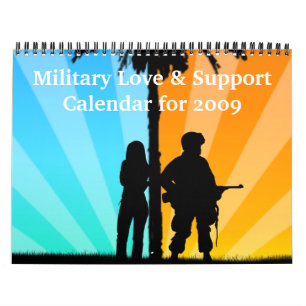 2009 Agenda voor militaire liefde en support Kalender