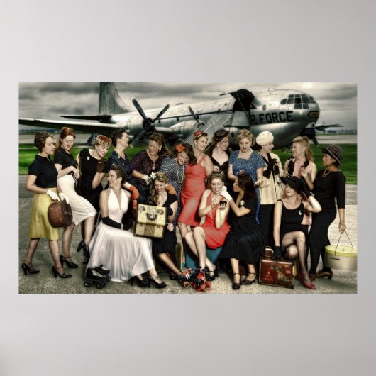 2009 Atomic Bombshells Team Photo Poster (Voorkant)