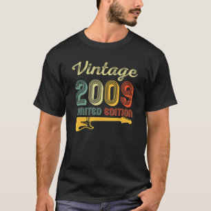 2009 Birthday Guitar 13th Birthday 13 Year T-shirt