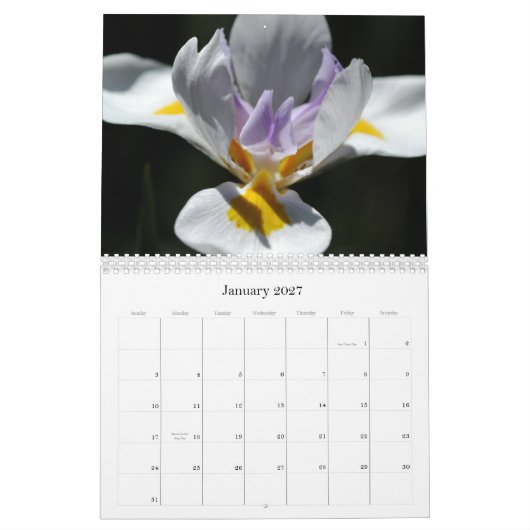 2009 - Bloemen Kalender (Jan 2027)