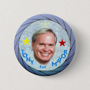 2009 burgemeester Tony Avella Pin Ronde Button 5,7 Cm