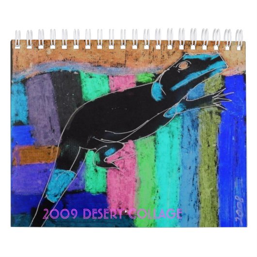2009 DESERT COLLAGE - Gepersonaliseerd Kalender (Hoes)