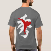 2009 Elite Karate Training Camp Logo (grijs) T-shirt (Achterkant)
