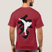 2009 Elite Karate Training Camp Logo (rood) T-shirt (Achterkant)