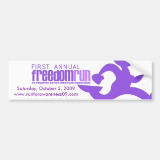 2009 Freedom run Bumpersticker