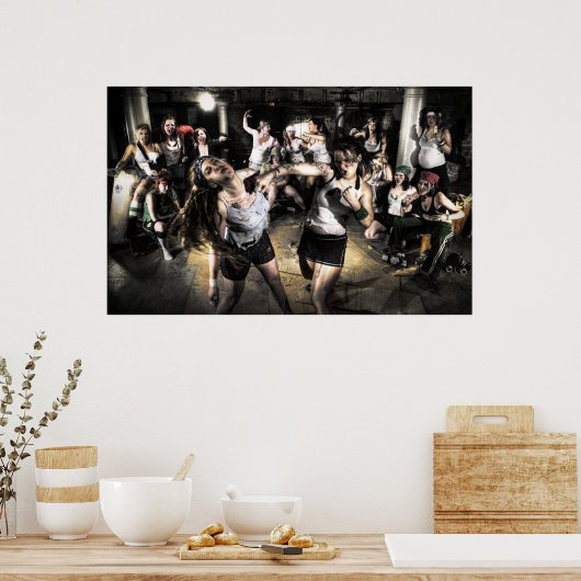 2009 Garda Belt Team Foto Poster (Keuken)