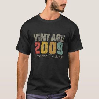  2009 Limited Edition 13e verjaardag 13 jaar T-shirt