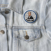 2009 NY-burgemeester Mike Bloomberg Pin Ronde Button 5,7 Cm (In situ)