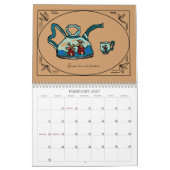 2009 Teapots - Gepersonaliseerd Kalender (Feb 2027)