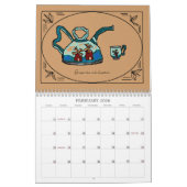 2009 Teapots - Gepersonaliseerd Kalender (Feb 2026)