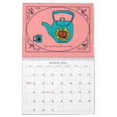 2009 Teapots - Gepersonaliseerd Kalender (Mar 2026)