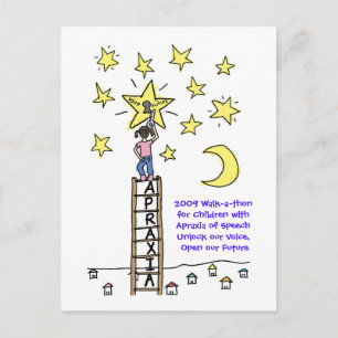 2009 Walk for Children with Apraxia of Speech Briefkaart