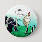 200.000 doden en Trump golfs Ronde Button 7,6 Cm (Voorkant)