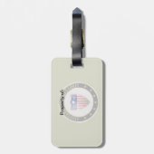 [200] Adjutant General's Corps Branch Insignia [3D Bagagelabel (Achterkant verticaal)