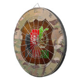 [200] Afghanistan: COA, vlag & kaart Dartbord (Voorkant Rechts)