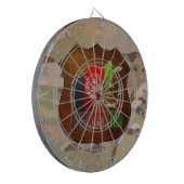 [200] Afghanistan: COA, vlag & kaart Dartbord (Voorkant Links)