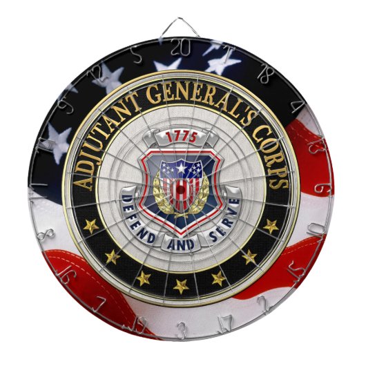 [200] AG Corps Regimental Insignia [3D] Dartbord (Voorkant)