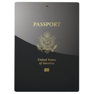 [200] Amerikaans paspoort Hoesje Klembord