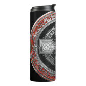 [200] Ancient Celtic Sacred Silver Knot Cross Thermosbeker (Gedraaid links)