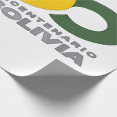 200 años bicentenario de Bolivia Cadeaupapier (Hoek)