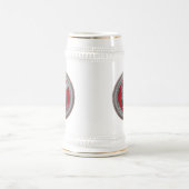 [200] Assyrische scharnieren: zilver en zwarte Lam Bierpul (Center)