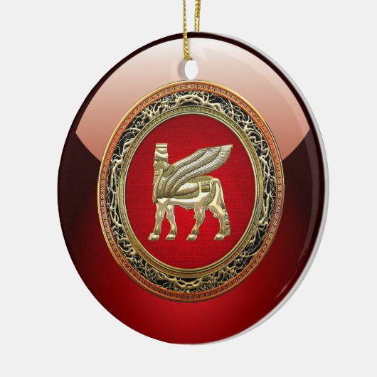 [200] Babylonische scharrellamp [3D] Keramisch Ornament (Links)