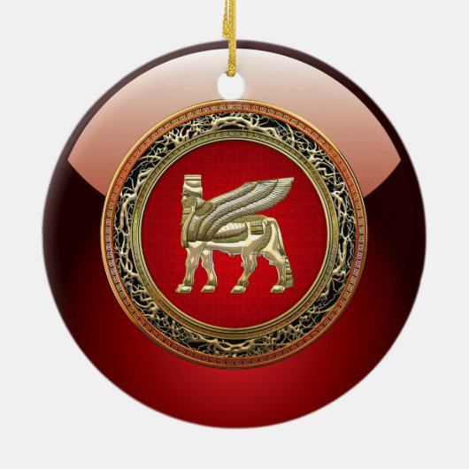 [200] Babylonische scharrellamp [3D] Keramisch Ornament (Achterkant)