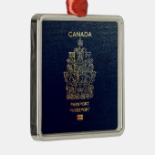 [200] Canadian Passport Hoesje Metalen Ornament (Rechts)