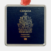 [200] Canadian Passport Hoesje Metalen Ornament (Voorkant)