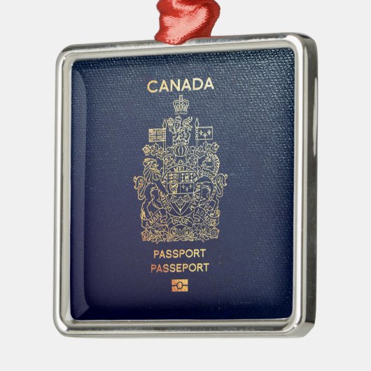 [200] Canadian Passport Hoesje Metalen Ornament (Links)