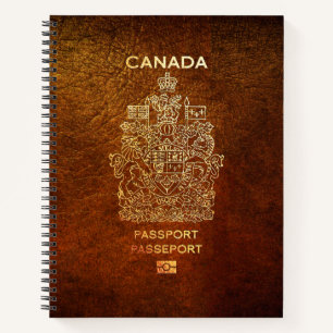[200] Canadian Passport Hoesje Notitieboek