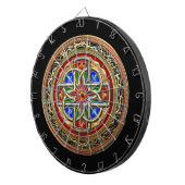 [200] Celtic Cross [Gold+Enamel] Dartbord (Voorkant Rechts)