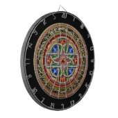 [200] Celtic Cross [Gold+Enamel] Dartbord (Voorkant Links)