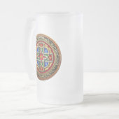 [200] Celtic Cross [Gold+Enamel] Matglas Bierpul (Voorkant links)