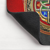 [200] Celtic Cross [Gold+Enamel] Muismat (Hoek)