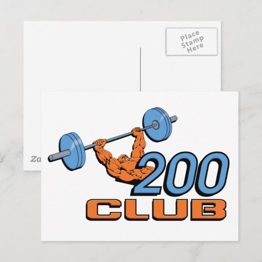 200 Club Briefkaart (Voorkant / Achterkant)