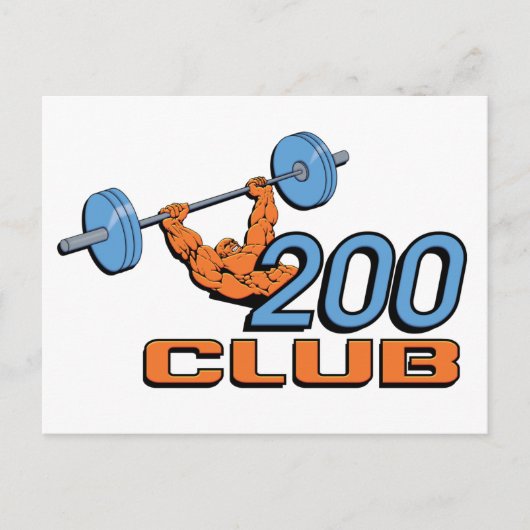 200 Club Briefkaart (Voorkant)