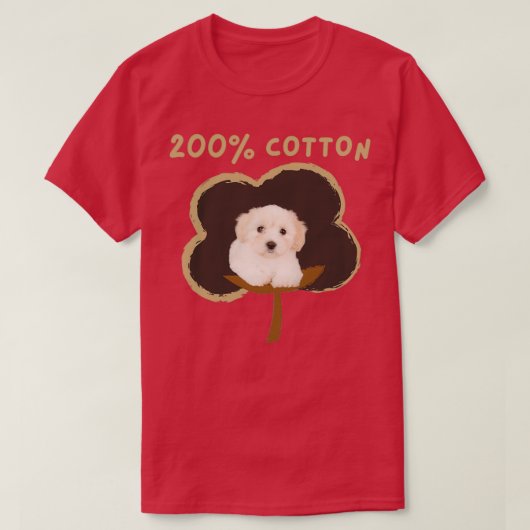 200 cotton Cute Funny Gift for Coton de Tulear Own T-shirt (Design voorkant)