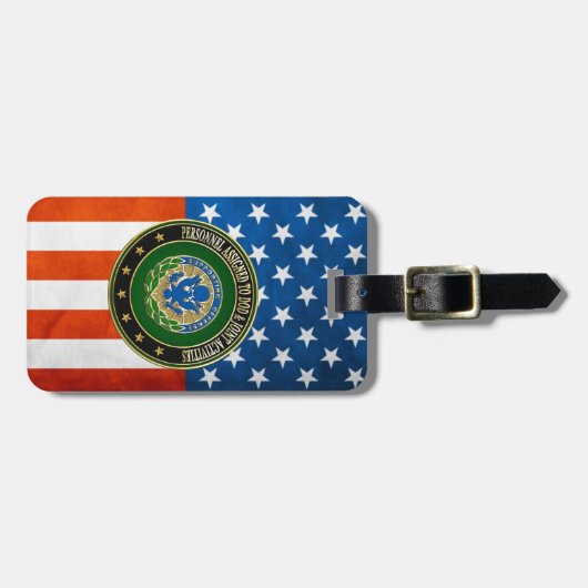 [200] DOD & Joint Activities DUI Special Edition Bagagelabel (Voorkant horizontaal)