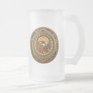 [200] Egyptische Sun God Ra Matglas Bierpul