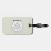 [200] Embleem van het Amerikaanse ministerie van B Bagagelabel (Achterkant horizontaal)