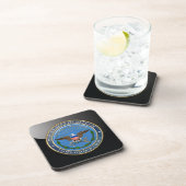 [200] Emblem van het Amerikaanse ministerie van De Bier Onderzetter (Rechterzijde)