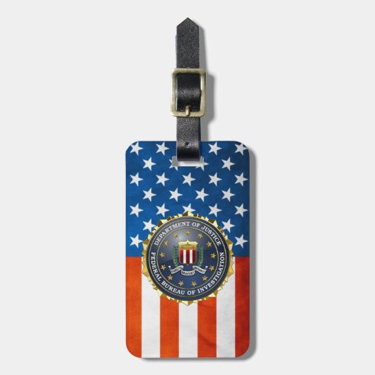 [200] FBI Special Edition Bagagelabel (Voorkant verticaal)