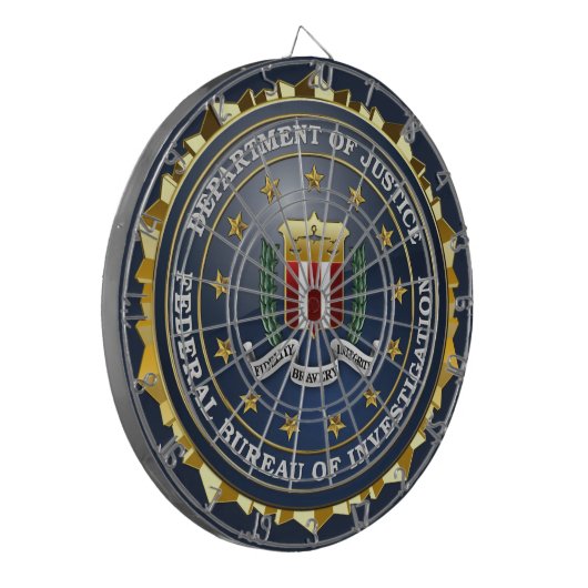 [200] FBI Special Edition Dartbord (Voorkant Links)