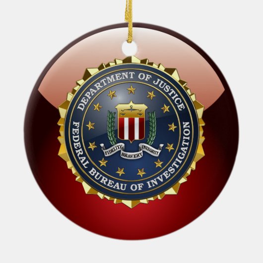 [200] FBI Special Edition Keramisch Ornament (Achterkant)