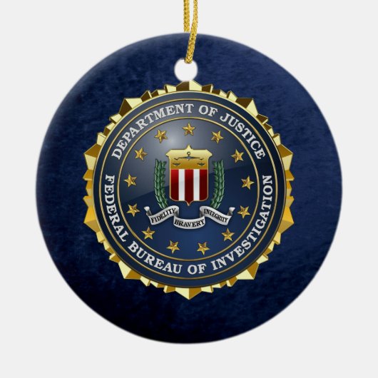 [200] FBI Special Edition Keramisch Ornament (Voorkant)
