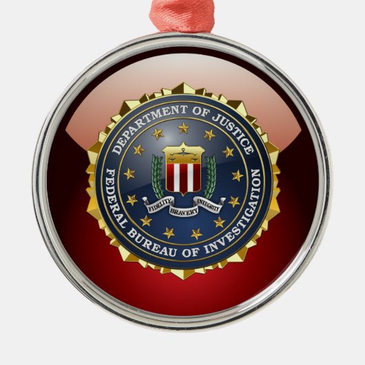 [200] FBI Special Edition Metalen Ornament (Voorkant)