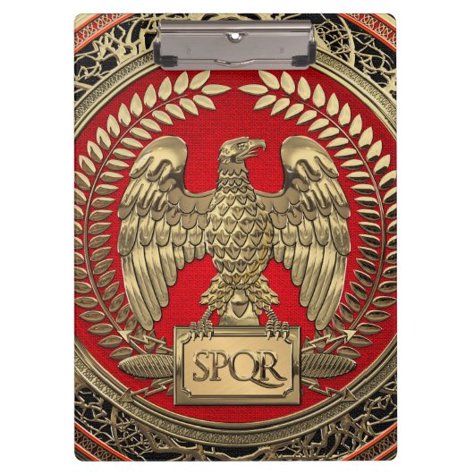 [200] Gold Roman Imperial Eagle Klembord (Voorkant)