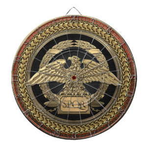 [200] Gold Roman imperial Eagle op de goudmeeuw Dartbord